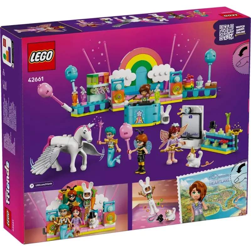 Jucarii, Copii si Bebe - Jucarii si jocuri - Seturi de constructie si cuburi - Seturi de constructie - Lego Friends Bal Mascat Cu Unicornul Si Zana 42661 - Infinity.ro