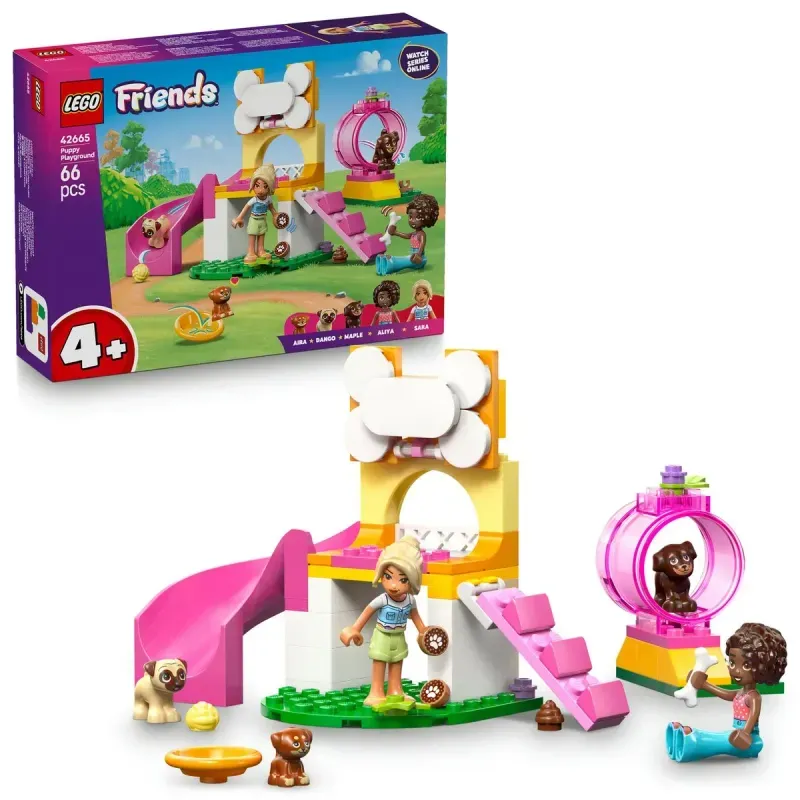 Jucarii, Copii si Bebe - Jucarii si jocuri - Seturi de constructie si cuburi - Seturi de constructie - Lego Friends Loc De Joaca Pentru Catelusi 42665 - Infinity.ro
