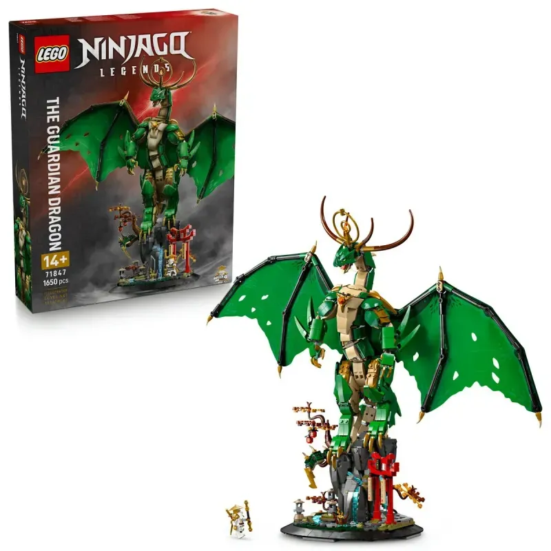 Jucarii, Copii si Bebe - Jucarii si jocuri - Seturi de constructie si cuburi - Seturi de constructie - Lego Ninjago Dragonul Gardian 71847 - Infinity.ro