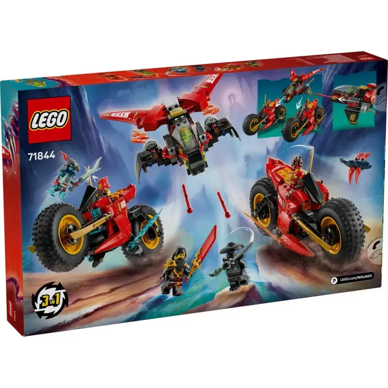 Jucarii, Copii si Bebe - Jucarii si jocuri - Seturi de constructie si cuburi - Seturi de constructie - Lego Ninjago Vehicul De Lupt Ninja 71844 - Infinity.ro