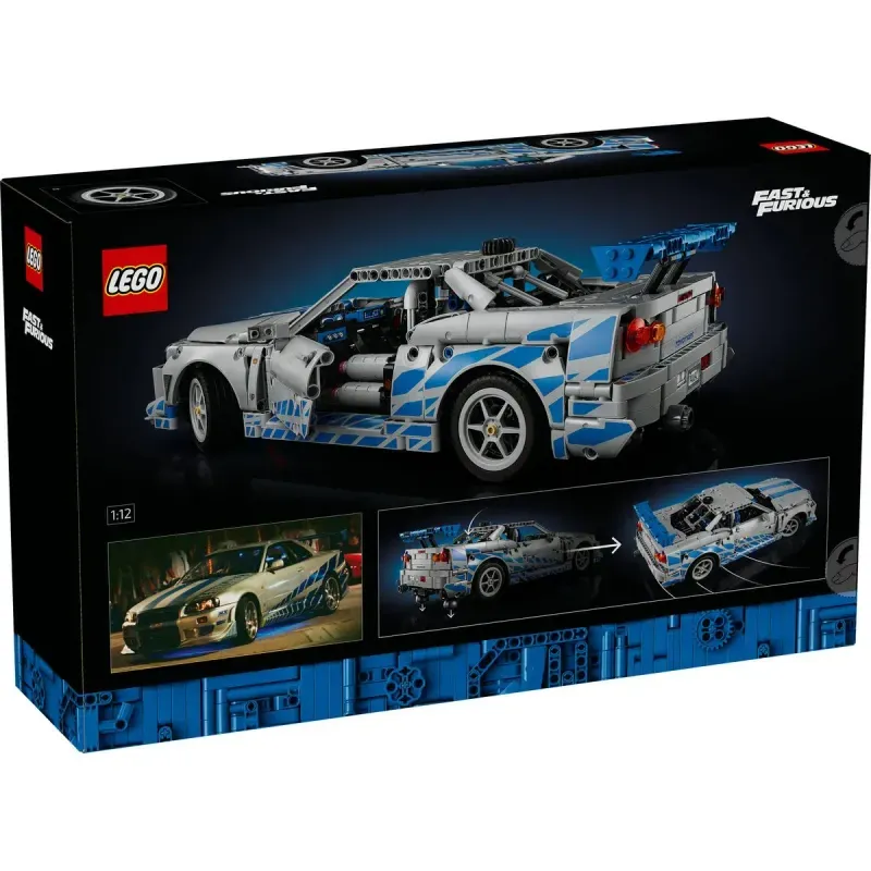 Jucarii, Copii si Bebe - Jucarii si jocuri - Seturi de constructie si cuburi - Seturi de constructie - Lego Technic 2 Fast 2 Furious Nissan Skyline Gt-r R34 42210 - Infinity.ro