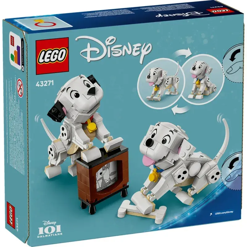 Jucarii, Copii si Bebe - Jucarii si jocuri - Seturi de constructie si cuburi - Seturi de constructie - Lego Disney Catelusii Lucky Si Penny Din 101 Dalmatieni 43271 - Infinity.ro