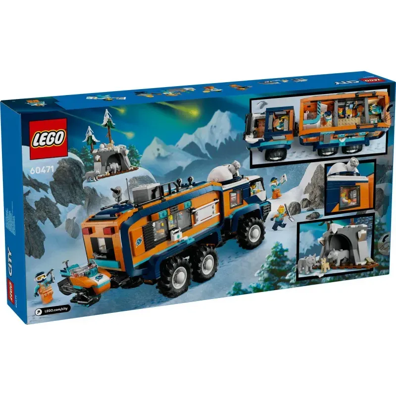 Jucarii, Copii si Bebe - Jucarii si jocuri - Seturi de constructie si cuburi - Seturi de constructie - Lego City Camionul Laborator Stiintific Al Exploratorilor Arctici 60471 - Infinity.ro