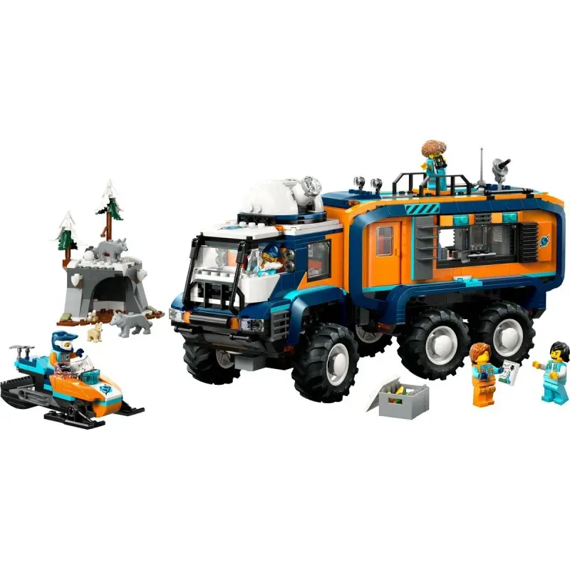 Jucarii, Copii si Bebe - Jucarii si jocuri - Seturi de constructie si cuburi - Seturi de constructie - Lego City Camionul Laborator Stiintific Al Exploratorilor Arctici 60471 - Infinity.ro