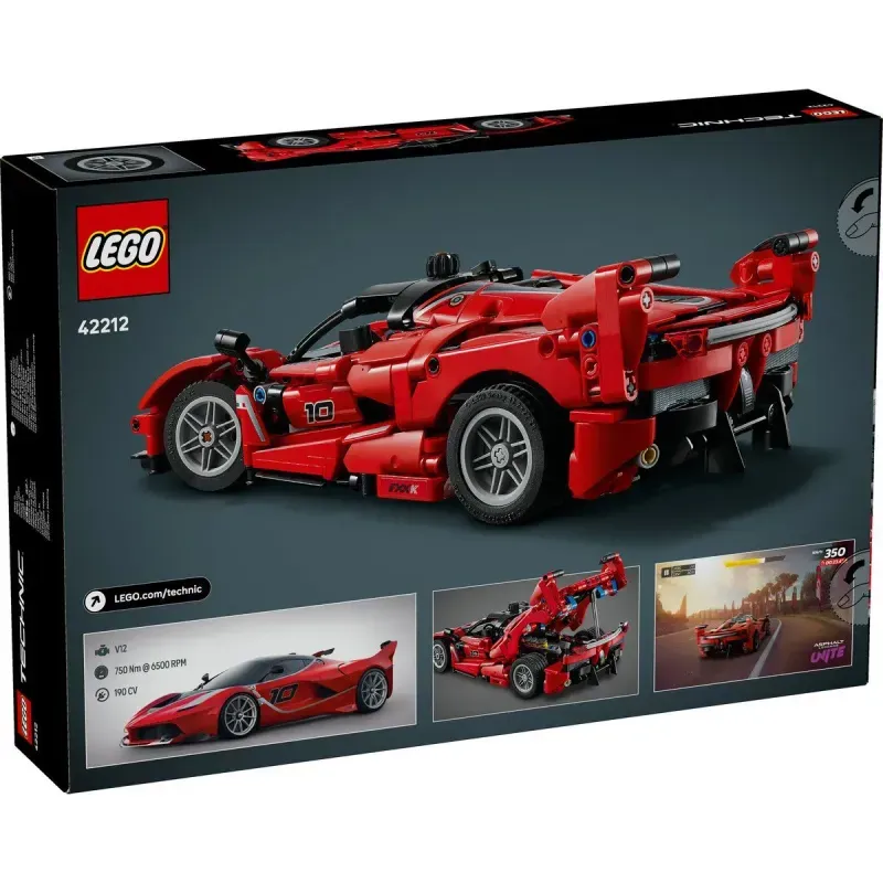 Jucarii, Copii si Bebe - Jucarii si jocuri - Seturi de constructie si cuburi - Seturi de constructie - Lego Technic Ferrari Fxx K 42212 - Infinity.ro