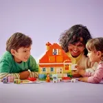 Jucarii, Copii si Bebe - Jucarii si jocuri - Seturi de constructie si cuburi - Seturi de constructie - Lego Duplo Casa De Familie A Lui Blue Cu Joc De Memorie 10459 - Infinity.ro