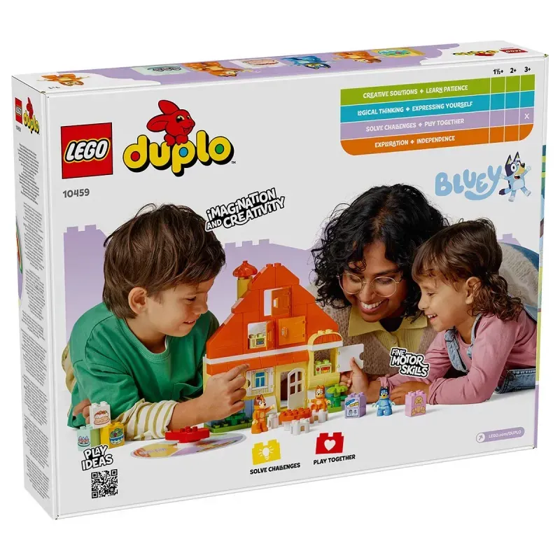 Jucarii, Copii si Bebe - Jucarii si jocuri - Seturi de constructie si cuburi - Seturi de constructie - Lego Duplo Casa De Familie A Lui Blue Cu Joc De Memorie 10459 - Infinity.ro