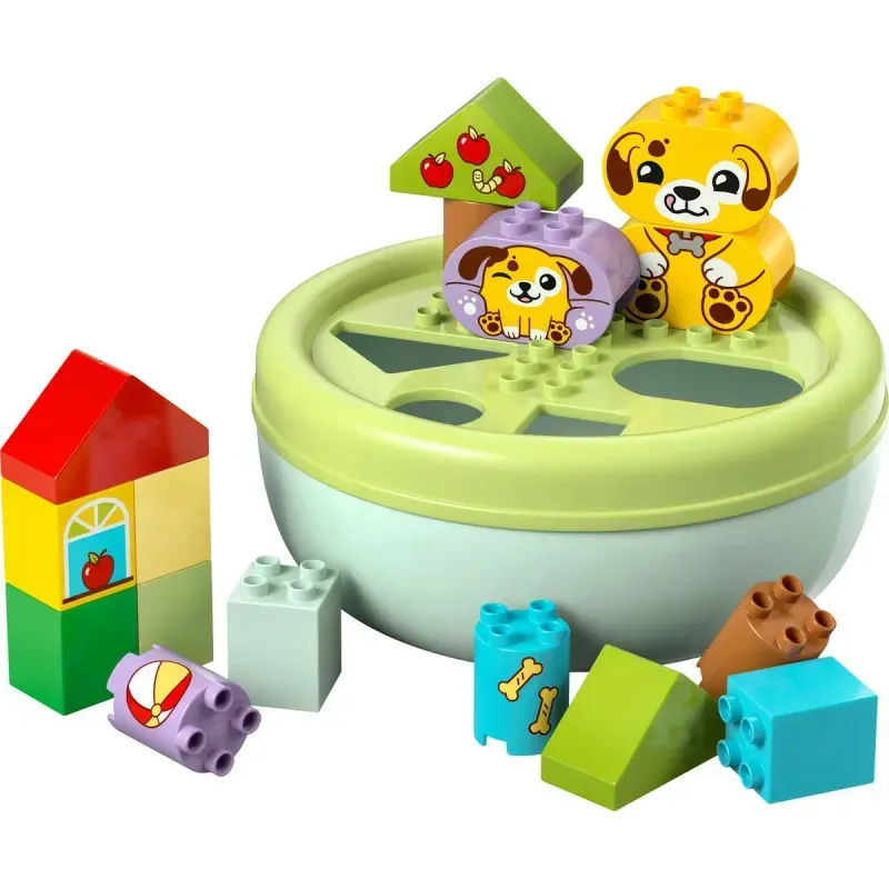 Jucarii, Copii si Bebe - Jucarii si jocuri - Seturi de constructie si cuburi - Seturi de constructie - Lego Duplo Sortator De Forme Casa Pentru Catei 10441 - Infinity.ro