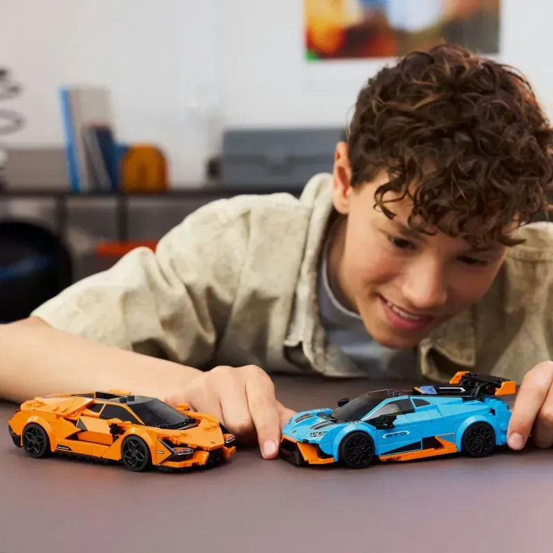 Jucarii, Copii si Bebe - Jucarii si jocuri - Seturi de constructie si cuburi - Seturi de constructie - Lego Speed Champions Lamborghini Revuelto Si Huracan Sto 77238 - Infinity.ro
