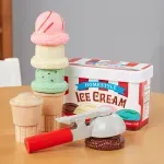 Jucarii, Copii si Bebe - Jucarii si jocuri - Jucarii & jocuri educative - Jocuri si jucarii educative - Melissa And Doug Set De Joaca Magnetic Cornete Cu Inghetata - Infinity.ro