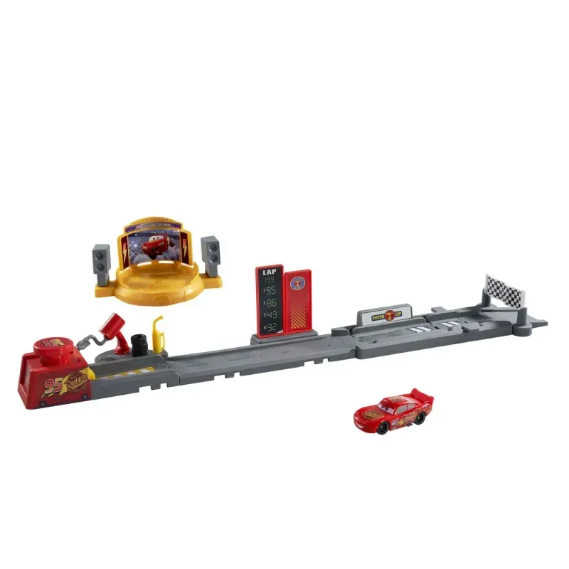 Jucarii, Copii si Bebe - Jucarii si jocuri - Vehicule si jucarii cu telecomanda - Masinute - Cars Set De Joaca Pista De Lansare Si Masinuta Fulger Mcqueen - Infinity.ro