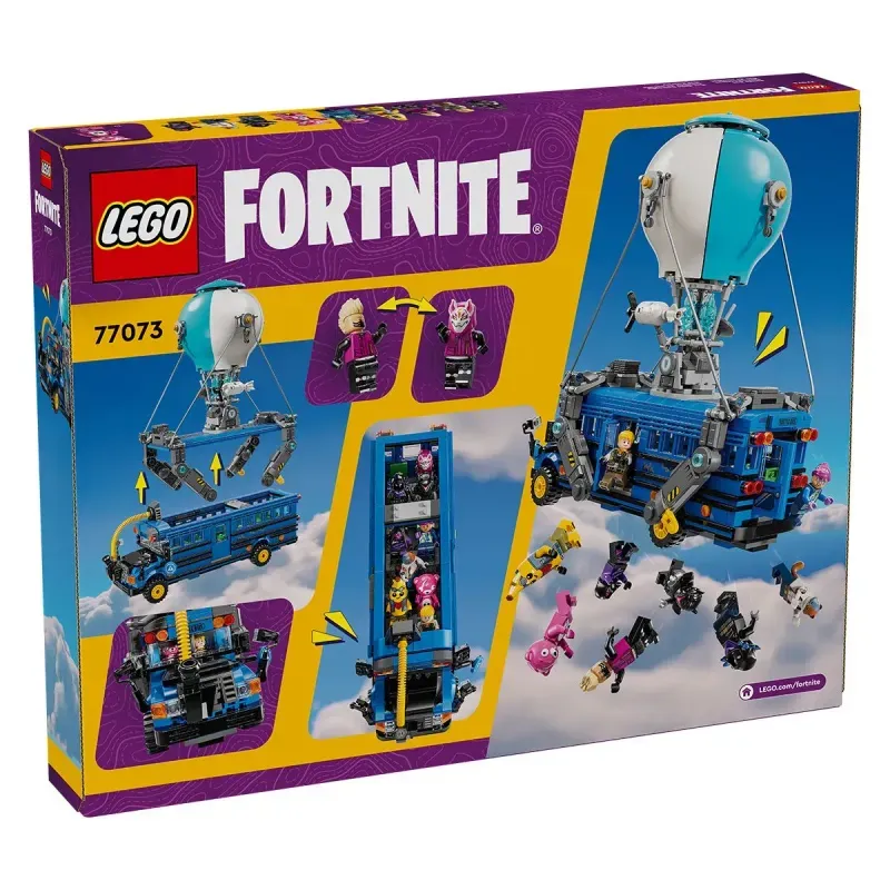 Jucarii, Copii si Bebe - Jucarii si jocuri - Seturi de constructie si cuburi - Seturi de constructie - Lego Fortnite Autobuzul De Lupta 77073 - Infinity.ro