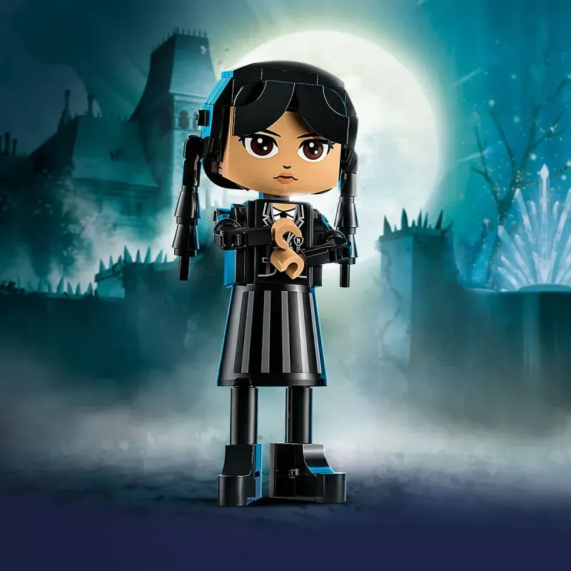 Jucarii, Copii si Bebe - Jucarii si jocuri - Seturi de constructie si cuburi - Seturi de constructie - Lego Wednesday Figurina Wednesday Addams 76780 - Infinity.ro