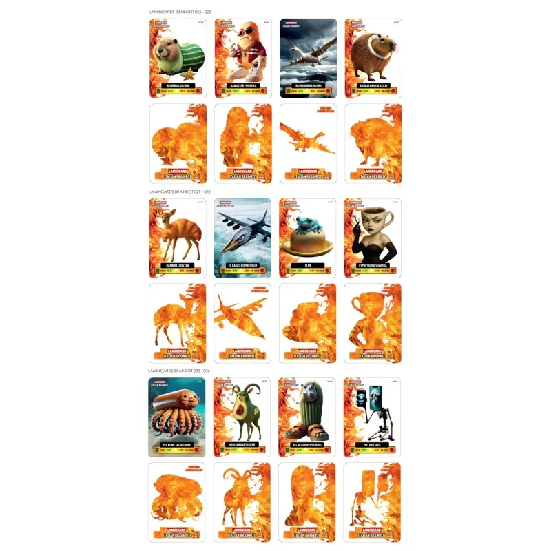 Jucarii, Copii si Bebe - Jucarii si jocuri - Jocuri si puzzle - Jocuri de societate - Lamincard Italian Brainrot - Infinity.ro