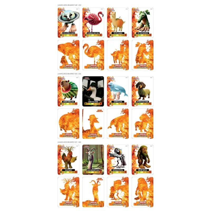 Jucarii, Copii si Bebe - Jucarii si jocuri - Jocuri si puzzle - Jocuri de societate - Lamincard Italian Brainrot - Infinity.ro