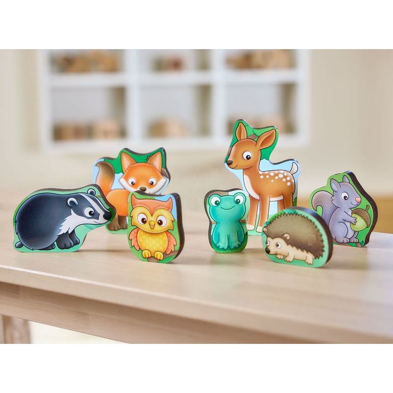 Jucarii, Copii si Bebe - Jucarii si jocuri - Jocuri si puzzle - Puzzle - Joc Educativ Puzzle Cu Piese De Lemn - In Padure - Infinity.ro