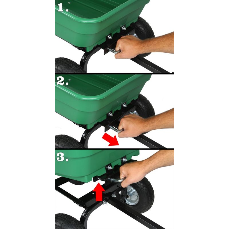 Casa si Gradina - Constructii - Depozitare, transport si protectie - Echipamente pentru transport si ridicat - Carucior pliabil de transport, capacitate 120Kg compozit MXM85265 - Infinity.ro