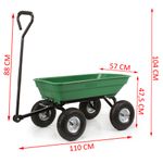 Casa si Gradina - Constructii - Depozitare, transport si protectie - Echipamente pentru transport si ridicat - Carucior pliabil de transport, capacitate 120Kg compozit MXM85265 - Infinity.ro