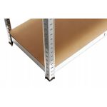 Casa si Gradina - Constructii - Depozitare, transport si protectie - Rafturi, fisete si vestiare - Raft de garaj 90x40x180cm 5 rafturi metal MDF MXM90060 - Infinity.ro