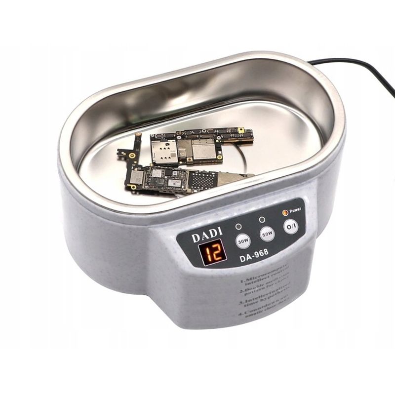 Ingrijire personala si Cosmetice - Aparate & accesorii ingrijire personala - Aparate cosmetice - Aparate pentru manichiura-pedichiura - Aparat de curatare cu ultrasunete 50W 0.5L XM90070 - Infinity.ro