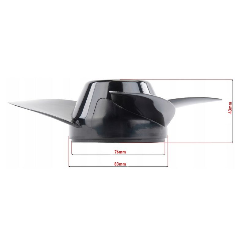Auto si Moto - Ambarcatiuni - Piese pentru ambarcatiuni - Kit Elice din plastic 3 pale 230mm pentru motor de barca electric XM8330500 - Infinity.ro