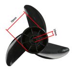 Auto si Moto - Ambarcatiuni - Piese pentru ambarcatiuni - Kit Elice din plastic 3 pale 230mm pentru motor de barca electric XM8330500 - Infinity.ro