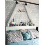 Casa si Gradina - Decoratiuni - DIY - Sabloane decorative pereti - Sablon Perete vopsire, tencuiala dimensiune 900x600 x mm grosime 0,7mm Grand Fabric Damask model MXSP7512 - Infinity.ro