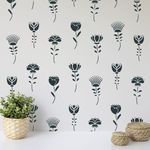 Casa si Gradina - Decoratiuni - DIY - Sabloane decorative pereti - Sablon 900x600x0.7mm Flower Stem Refolosibil, model MXSP7018 - Infinity.ro