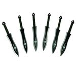 Sport si Outdoor - Camping - Cutite, bricege si accesorii - Cutite si bricege - Set Briceag fluture  si sase cutite de aruncat, Black Fury, otel inoxidabil, teaca inclusa - Infinity.ro