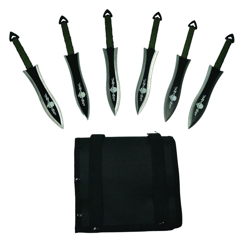 Sport si Outdoor - Camping - Cutite, bricege si accesorii - Cutite si bricege - Set antrenament IdeallStore, nunceag si cutite de aruncat, multicolor - Infinity.ro