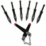 Sport si Outdoor - Camping - Cutite, bricege si accesorii - Cutite si bricege - Set antrenament IdeallStore, nunceag si cutite de aruncat, multicolor - Infinity.ro