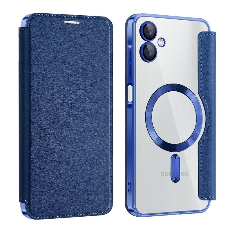 Laptop, Telefoane si Tablete - Telefoane mobile si accesorii - Accesorii Telefoane - Huse telefoane - Husa pentru Samsung Galaxy A06 - Techsuit SmartMag Book Case - Blue - Infinity.ro