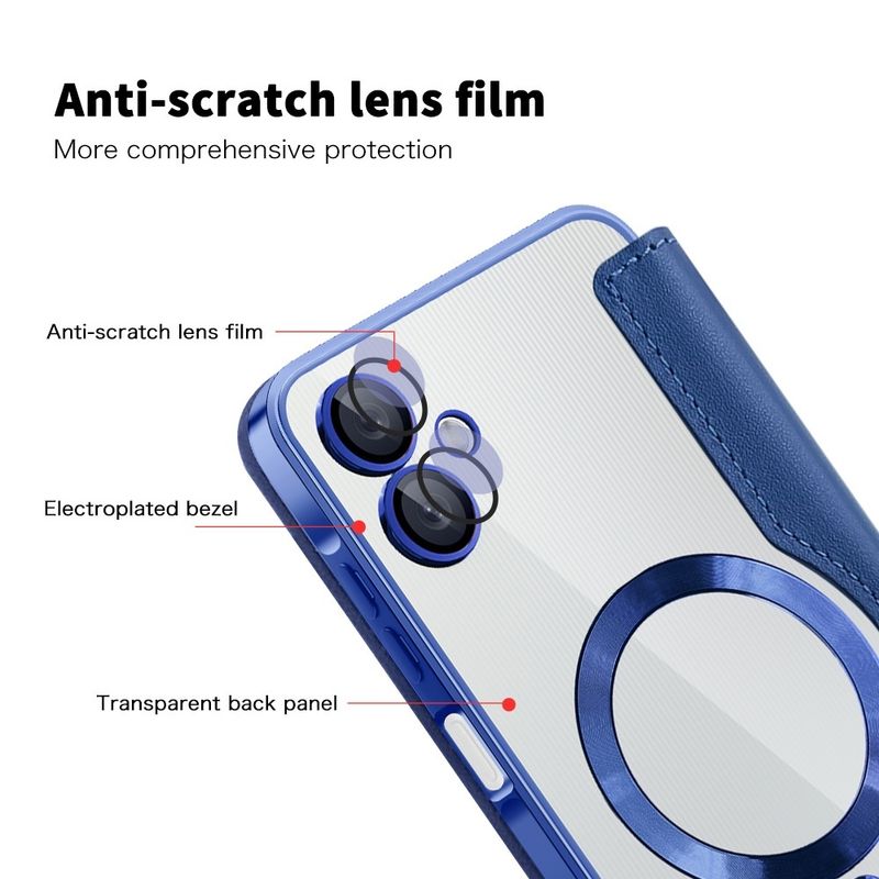 Laptop, Telefoane si Tablete - Telefoane mobile si accesorii - Accesorii Telefoane - Huse telefoane - Husa pentru Samsung Galaxy A06 - Techsuit SmartMag Book Case - Blue - Infinity.ro