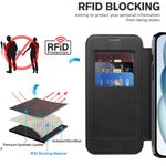 Laptop, Telefoane si Tablete - Telefoane mobile si accesorii - Accesorii Telefoane - Huse telefoane - Husa pentru iPhone 15 Plus - Techsuit SmartMag Book Case - Black - Infinity.ro