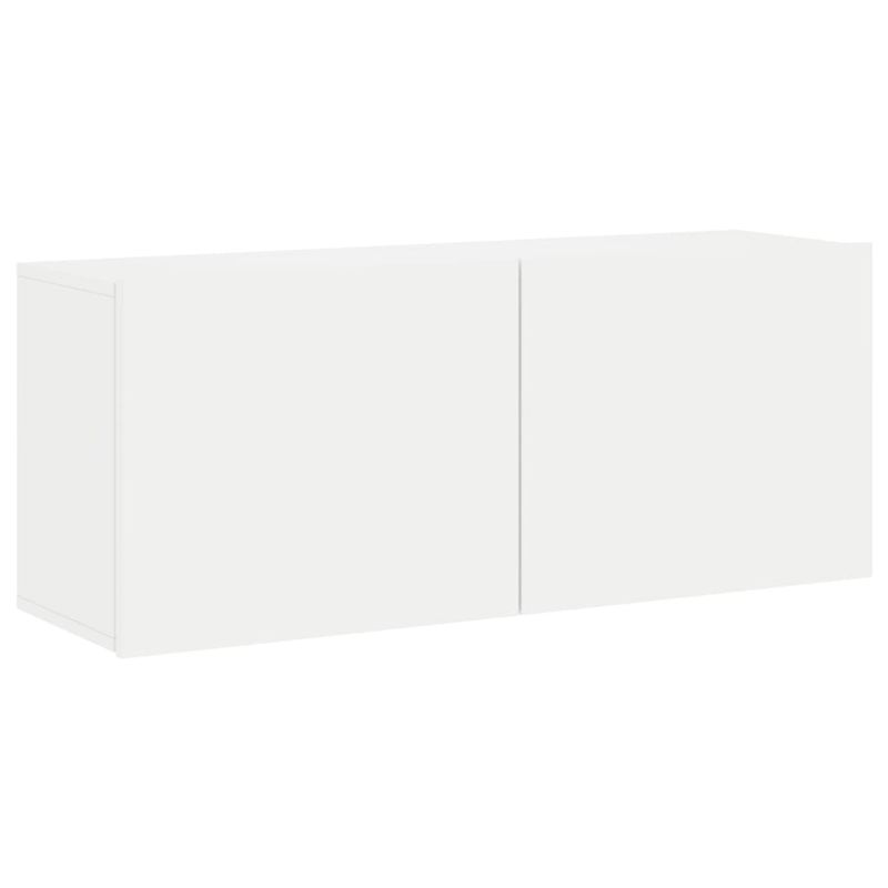 Casa si Gradina - Mobilier - Comode si corpuri - Comode - Unitati TV de perete, 6 piese, alb, lemn prelucrat - Infinity.ro