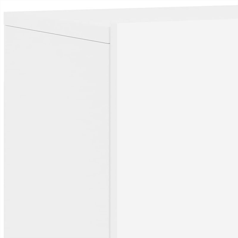 Casa si Gradina - Mobilier - Comode si corpuri - Comode - Unitati TV de perete, 6 piese, alb, lemn prelucrat - Infinity.ro