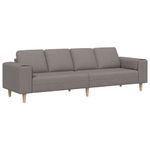 Casa si Gradina - Mobilier - Seturi de mobilier - Seturi living - Set de canapea Gri taupe tesatura - Infinity.ro