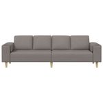 Casa si Gradina - Mobilier - Seturi de mobilier - Seturi living - Set de canapea Gri taupe tesatura - Infinity.ro
