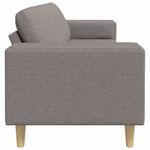 Casa si Gradina - Mobilier - Seturi de mobilier - Seturi living - Set de canapea Gri taupe tesatura - Infinity.ro