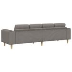 Casa si Gradina - Mobilier - Seturi de mobilier - Seturi living - Set de canapea Gri taupe tesatura - Infinity.ro