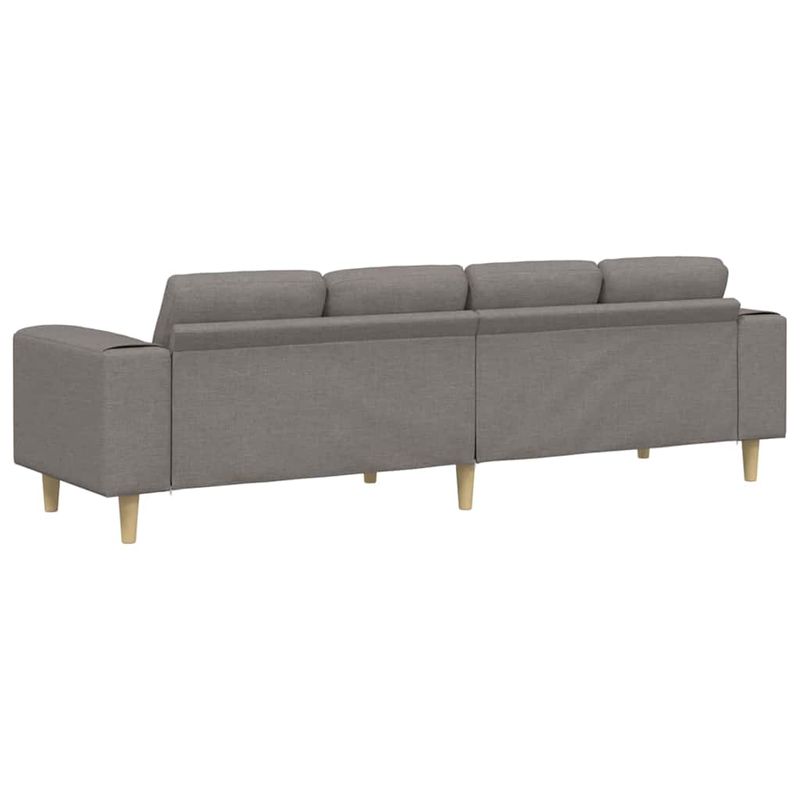 Casa si Gradina - Mobilier - Seturi de mobilier - Seturi living - Set de canapea Gri taupe tesatura - Infinity.ro