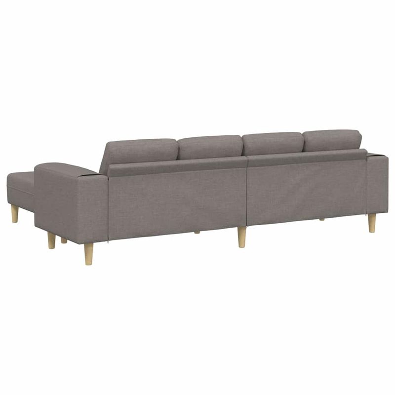 Casa si Gradina - Mobilier - Canapele si coltare - Canapele - Set de canapea 3 pcs Gri taupe tesatura - Infinity.ro