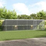 Petshop - Accesorii petshop - Culcusuri si custi - Custi interior si exterior - Cusca pentru pui Argintiu 800 x 200 x 198.5 cm Otel galvanizat - Infinity.ro
