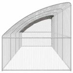 Petshop - Accesorii petshop - Culcusuri si custi - Custi interior si exterior - Cusca pentru pui Argintiu 800 x 200 x 198.5 cm Otel galvanizat - Infinity.ro