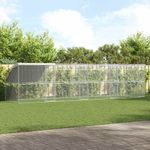 Petshop - Accesorii petshop - Culcusuri si custi - Custi interior si exterior - Cusca pentru pui Argintiu 800 x 200 x 198.5 cm Otel galvanizat - Infinity.ro