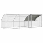 Petshop - Accesorii petshop - Culcusuri si custi - Custi interior si exterior - Cusca pentru pui Argintiu 600 x 200 x 198.5 cm Otel galvanizat - Infinity.ro