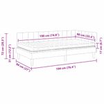 Casa si Gradina - Mobilier - Paturi si accesorii - Paturi - Cadru de pat coltar cu saltea bordo 90 x 190 cm Catifea - Infinity.ro