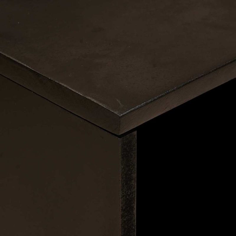 Casa si Gradina - Mobilier - Comode si corpuri - Noptiere - Noptiera Negru si Aur 50 x 33 x 60 cm Lemn masiv de mango - Infinity.ro