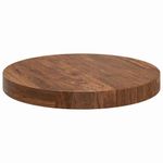 Casa si Gradina - Mobilier - Feronerie si accesorii mobila - Placa de masa Maro inchis Ø 40 x 4 cm Lemn de stejar masiv - Infinity.ro