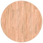 Casa si Gradina - Constructii - Lemn constructii - Placi lemn - Placa de masa Maro deschis Ø 60 x 2.5 cm Lemn de stejar masiv - Infinity.ro